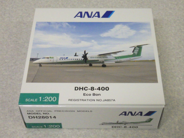 全日空商事 1/200 ANA DHC-8-400 Eco Bon JA857A DH28014【04