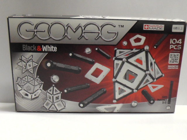 新品/GEOMAG/ゲオマグ パネル ブラック&ホワイト 013/104PCS/マグネット
