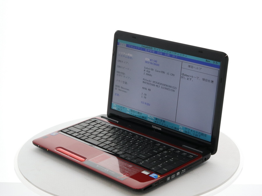 TOSHIBA PAEX66MRFRD dynabook EX/66MRD Core i5 450M 2.40GHz 4GB