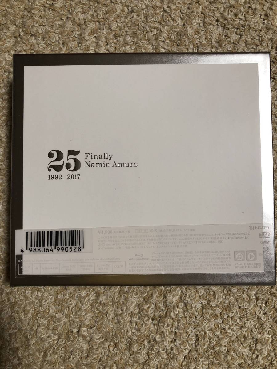 美品中古》初回盤スリーブ仕様 安室奈美恵Finally 3CD＋Blu-ray 特典