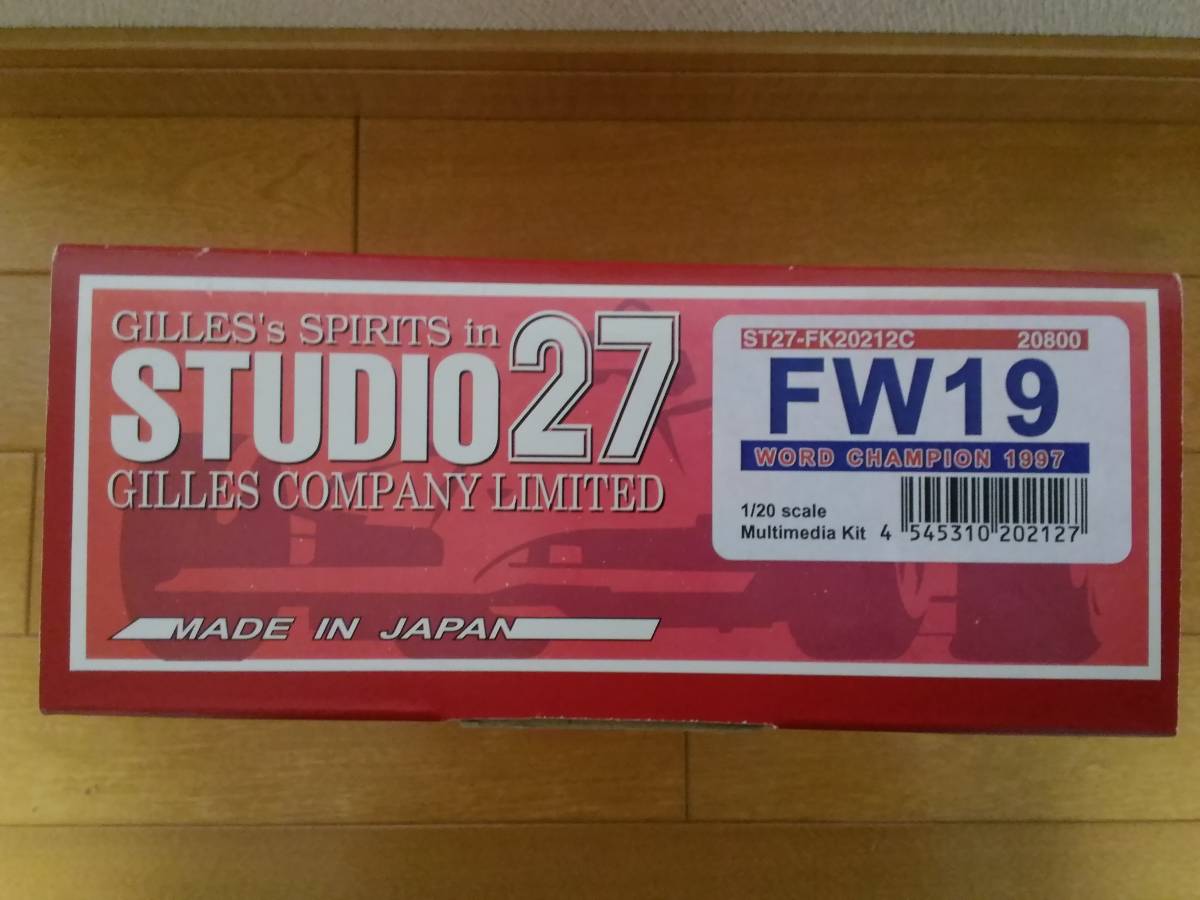 FW19 Williams 0 スタジオ27 World Champion | 1⁄20 w⁄ロスマンズ 