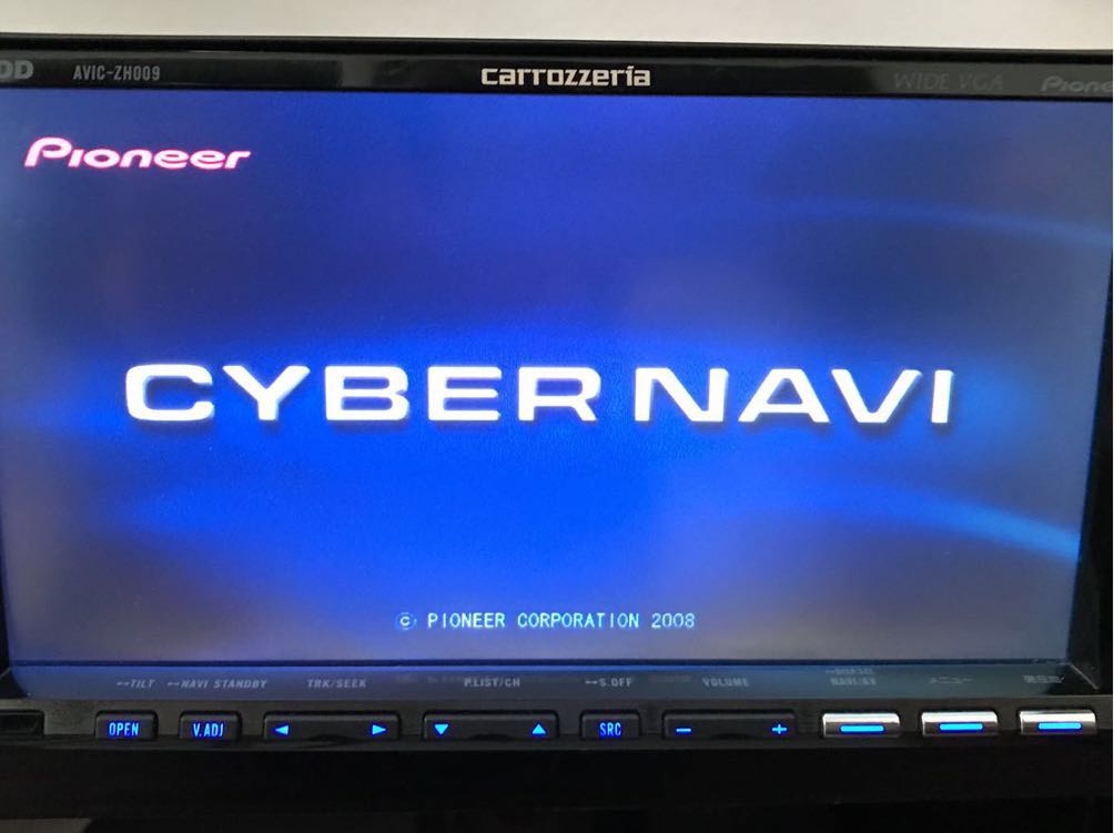 カロッツェリア サイバーナビ AVIC-ZH009 地図更新済み2008年