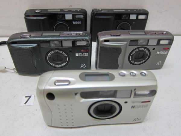 5FC292KA リコー RICOH GR10 GR1s R1 R10 等フィルムカメラ 5台セット ジャンク 消費税0円