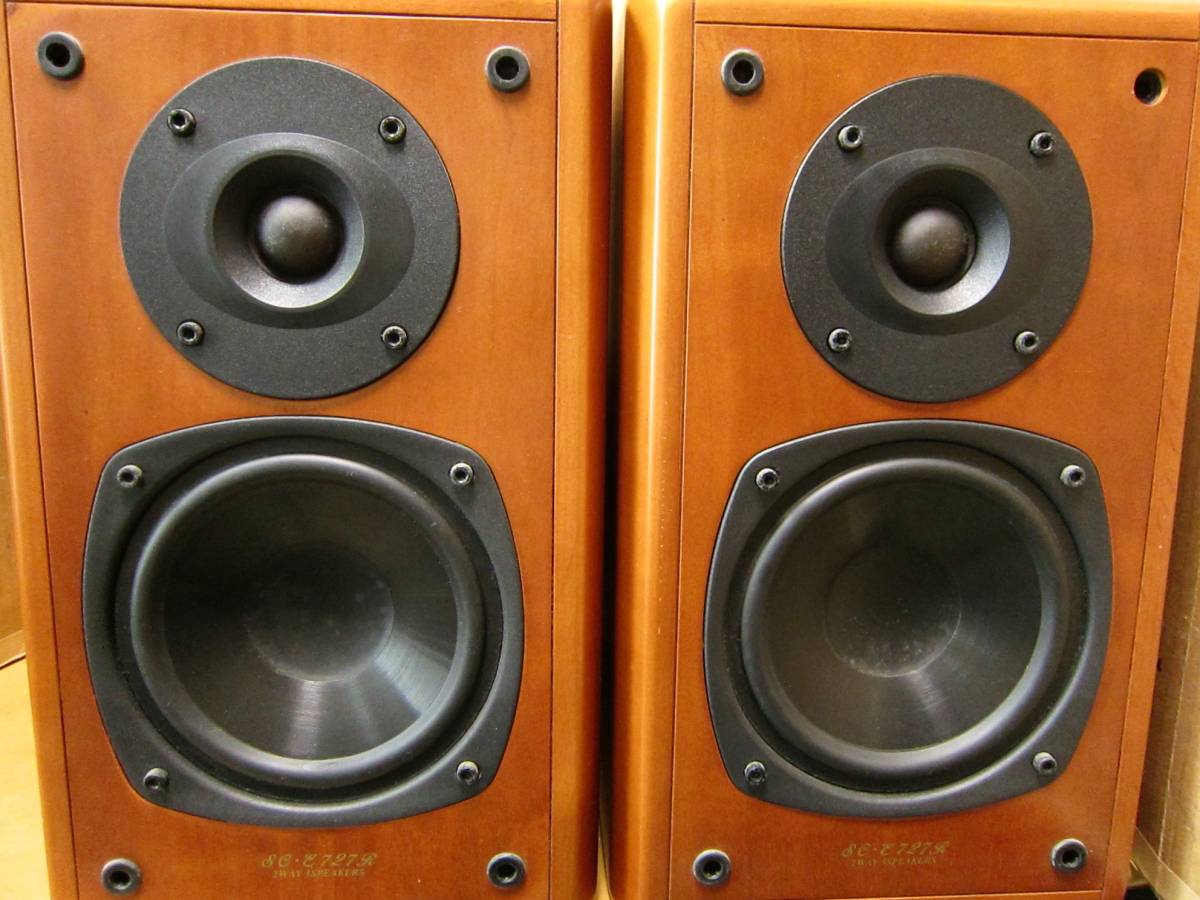 DENON SC-E727R - Yahoo!オークション デノン スピーカー 2台 動作を