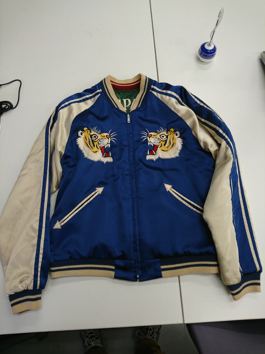テーラー東洋 スカジャン 虎×鷹 リバーシブル M18426 Mサイズ TAILOR