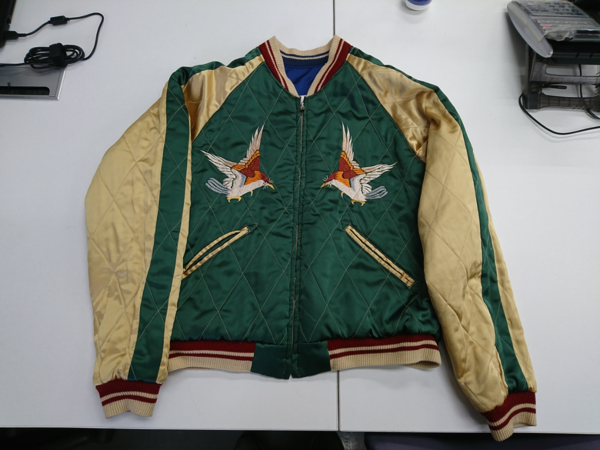 テーラー東洋 スカジャン 虎×鷹 リバーシブル M18426 Mサイズ TAILOR