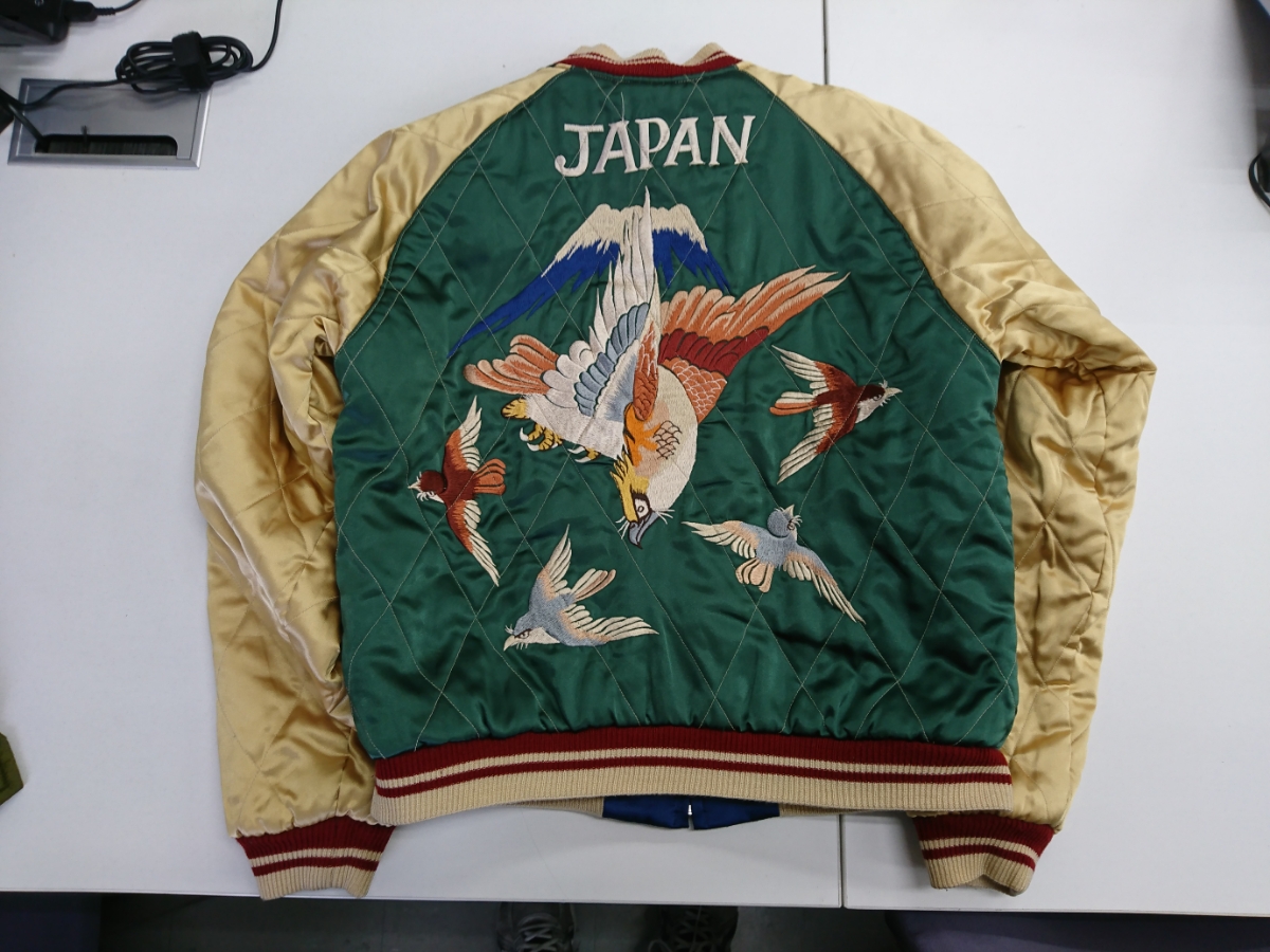 テーラー東洋 スカジャン 虎×鷹 リバーシブル M18426 Mサイズ TAILOR
