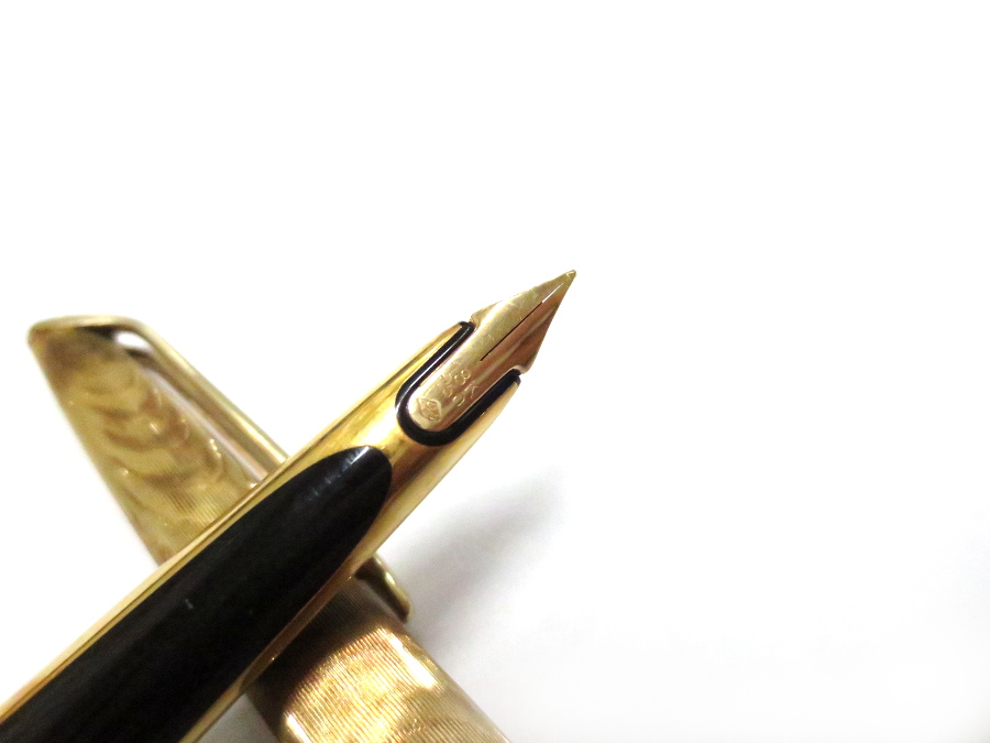 1円スタート】ウォーターマン WATERMAN ペン先 C/F 18k 750 万年筆