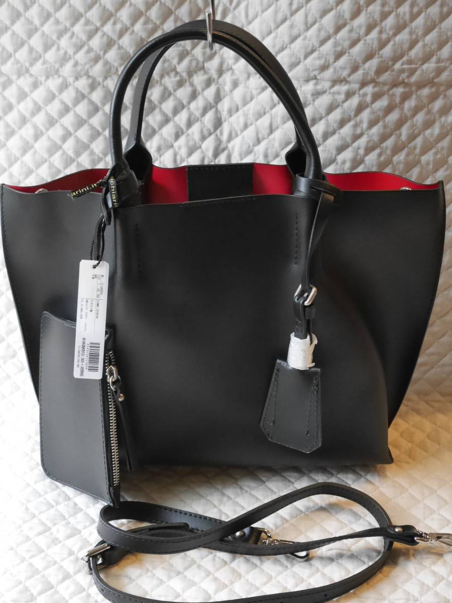 新品!GIANNI CHIARINI ジャンニキャリーニ ショルダー付き バッグ 