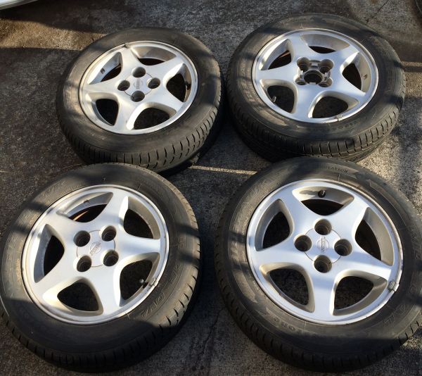 ☆175/60R14 ・Z10キューブ・純正ホイール＆タイヤ4本セット☆ 日産