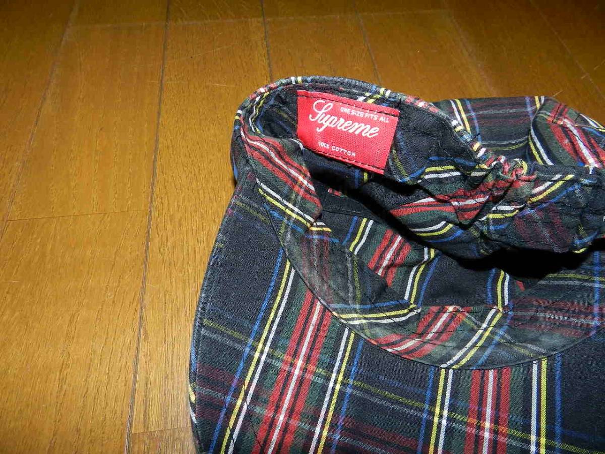 SUPREMEスポーツキャップ　初期　サイズFREE　チェック　