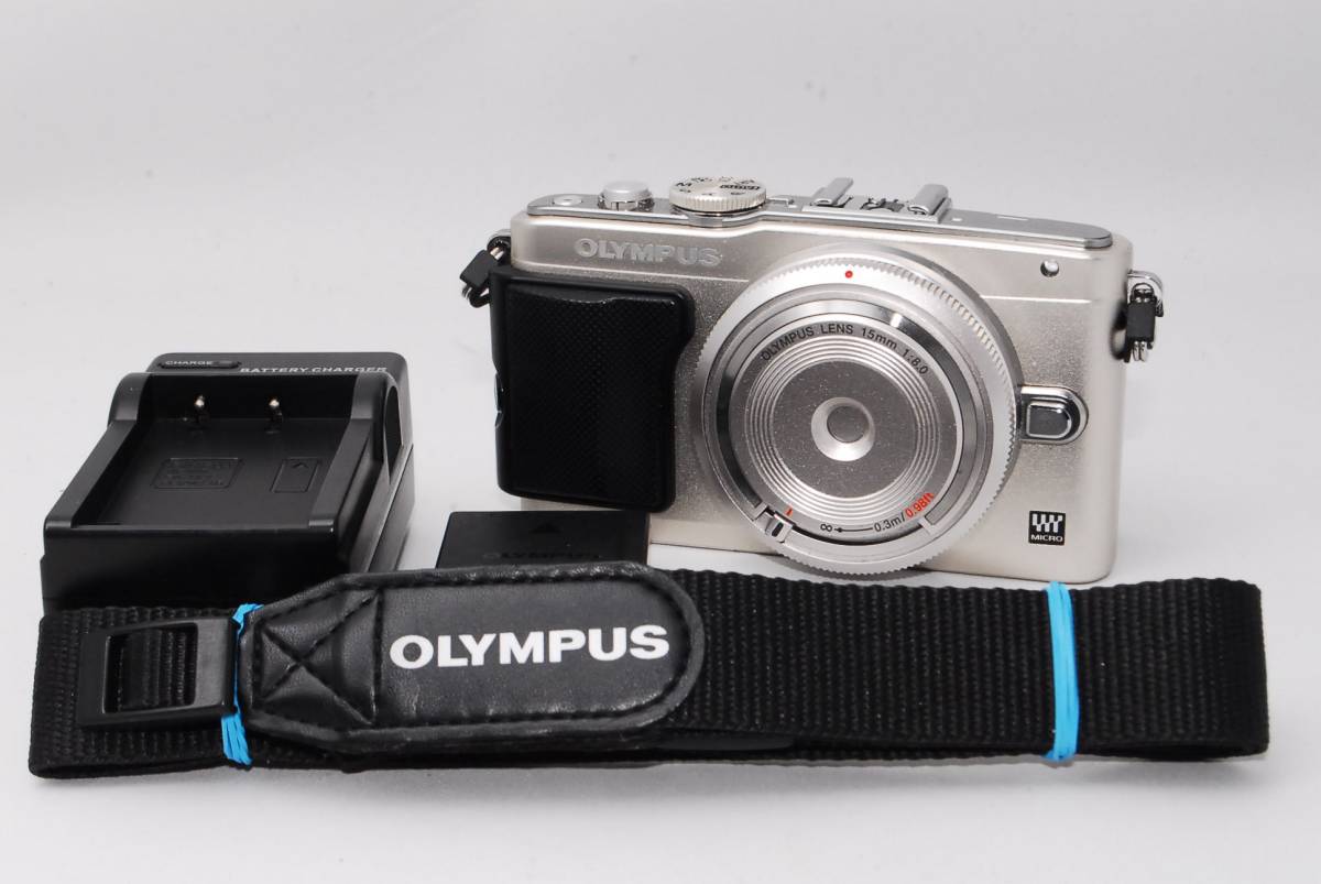 ★美品★ オリンパス OLYMPUS E-PL5 ボディキャップレンズセット
