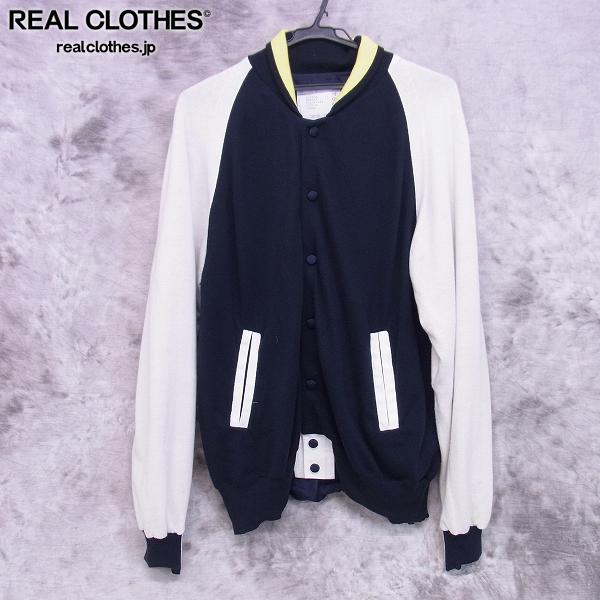☆sacai/サカイ 16SS ニット/カシミヤ スタジャン/ブルゾン 16-00994M 