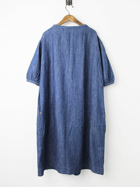 45rpm フォーティーファイブ インディゴ ネップデニムワンピース 0