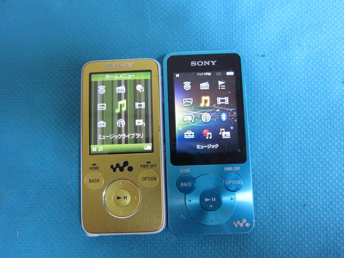 H3027★SONY/ MP3 プレイヤー / WALKMAN　型番混在　/ 動作確認済　初期化済み / ２個セット/ジャンク扱い