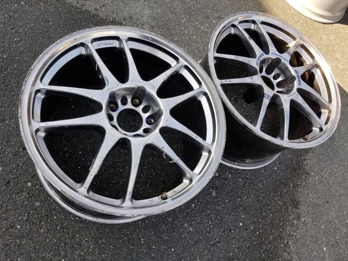 5208鍛造 ワーク エモーション 18インチ 9.5J ＋13 PCD114.3