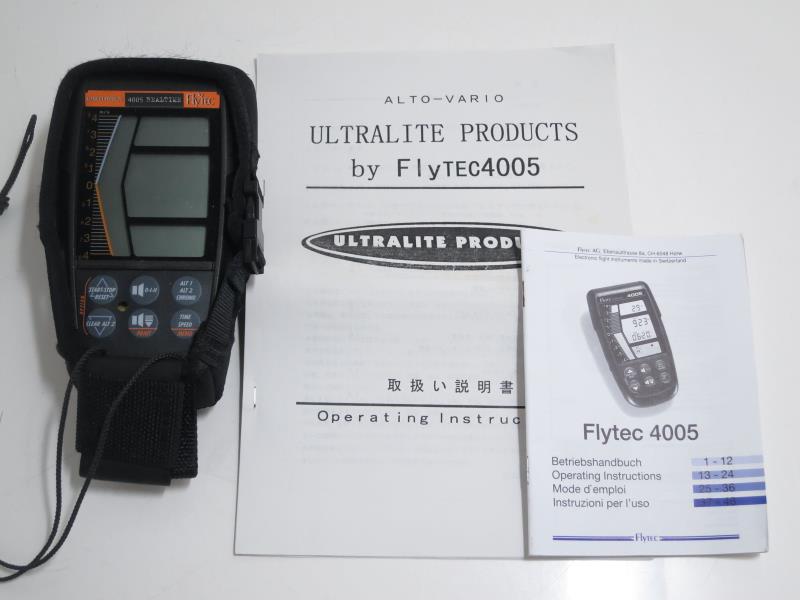 VARIO バリオ Flytec 4005 メーター 取説付 ジャンク品