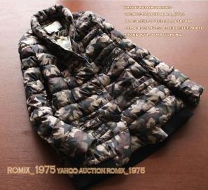 新品完売■今期限定MOIIY ITALY【M】*レディース ショール starカモフラ柄 高品質ダウンジャケット ショートコート 星迷彩★即日発送600円