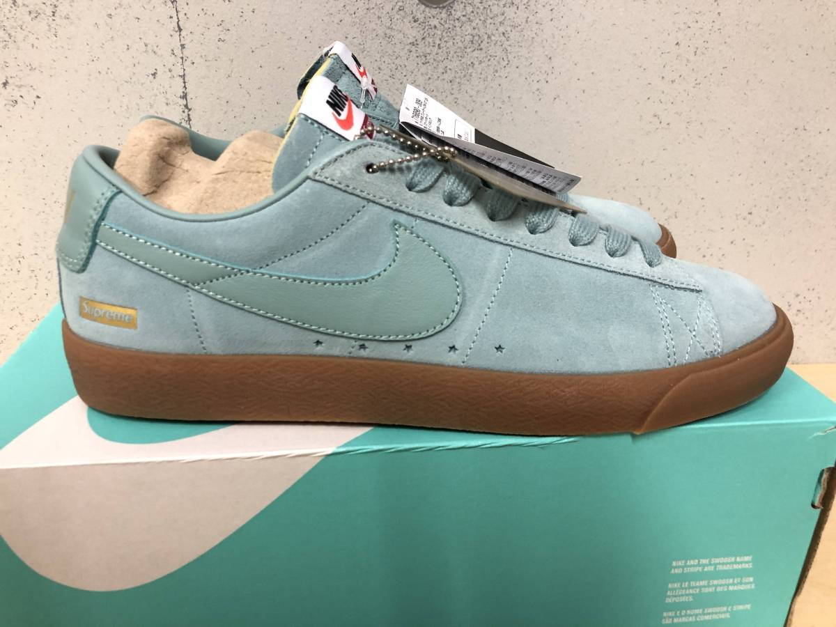 2016AW 新品 Supreme NIKE SB BLAZER LOW GT QS★キムタク着 登坂着 三代目 登坂 広臣 シュプリーム BOX