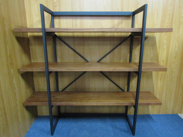 ARMONIA（アルモニア） 収納棚 ラック シェルフ オープンラック 可動棚 ● ARMONIA アルモニア Rennes シェルフ ウォールナット MDF 棚 スチール