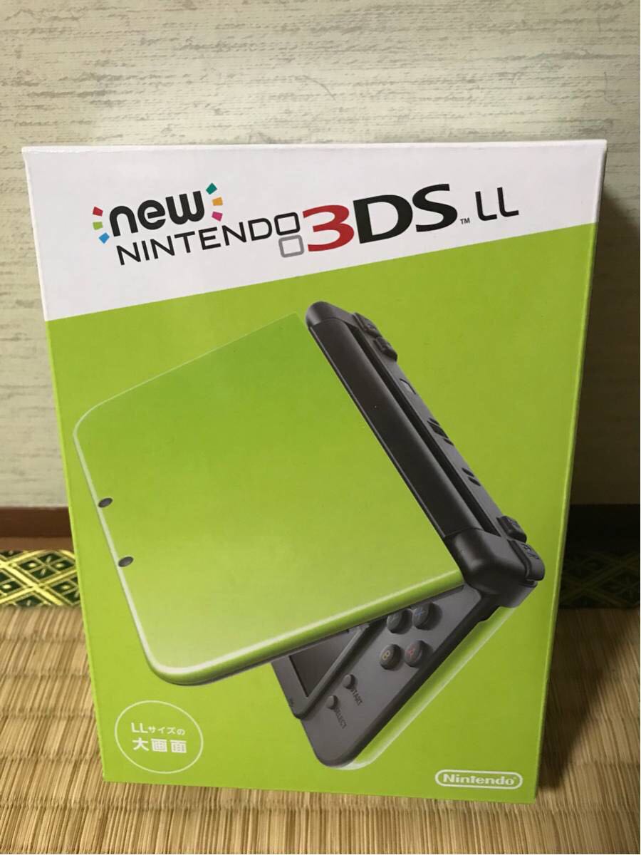 new ニンテンドー 3DS LL ライム×ブラック 本体 未開封 新品 ※かんたん決済不可※