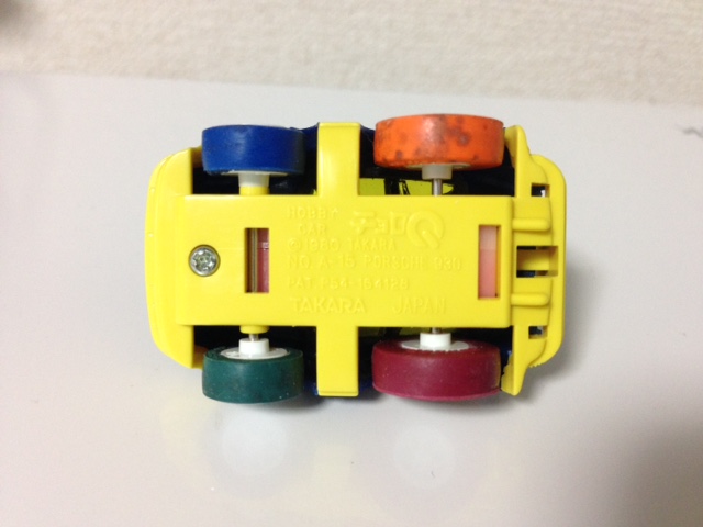 当時物 旧タカラ 1983年 日本製 A品番 ハデハデチョロQⅡ ポルシェ930 MARTINI8 デッドストック 希少