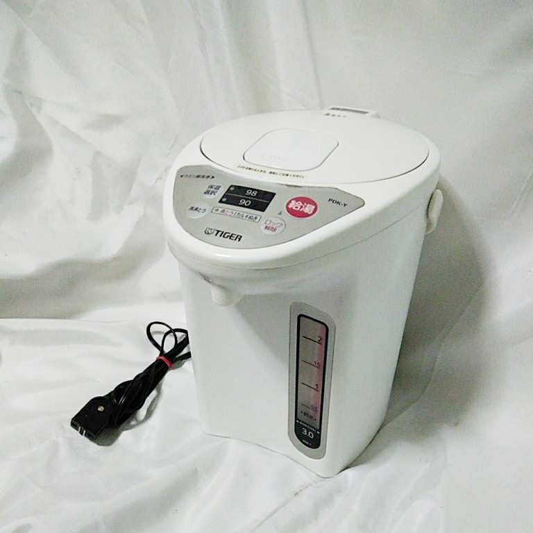 ★TIGER　マイコン電動ポット　PDK-Y300　3.0L　１２年制_1