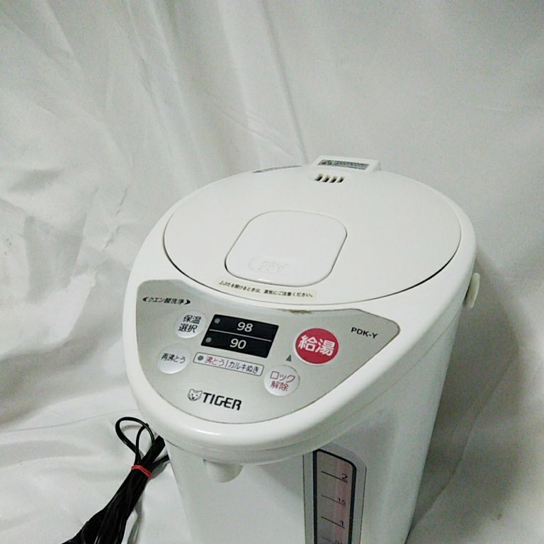 ★TIGER　マイコン電動ポット　PDK-Y300　3.0L　１２年制_2