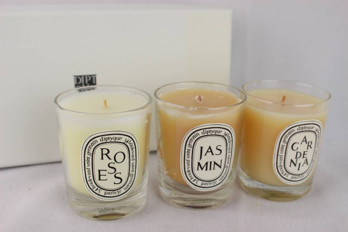 Y25 新品 diptyque ディプティック フレグランスキャンドル 3個セット