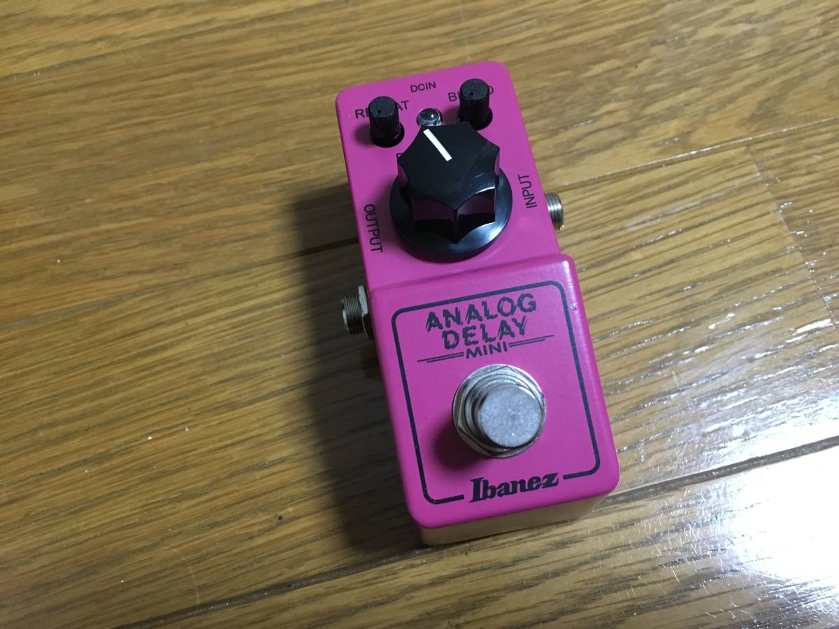 Ibanez ANALOG DELAY MINI 箱・説明書付き ,こちらオークションをご覧