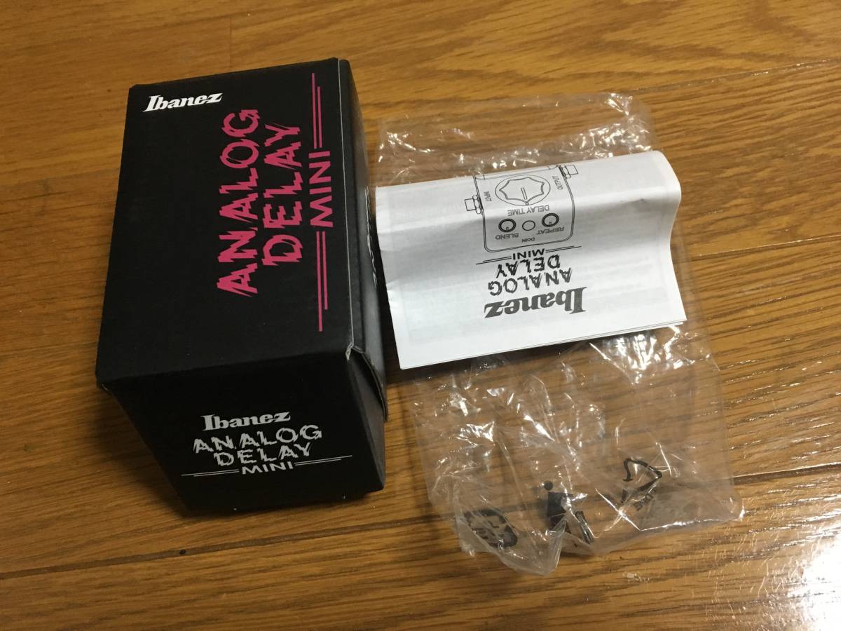 Ibanez analog delay mini 【箱・説明書付き】 Ibanez ANALOG DELAY MINI 箱・説明書付き エレキギター エフェクター