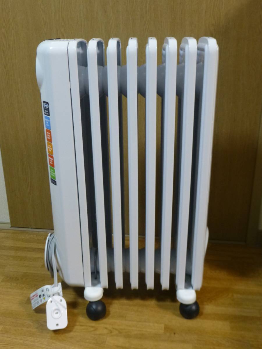 【値下げ】デロンギ オイルヒーター JRE0812（8~10畳用） Amazon | デロンギ(DeLonghi) オイルヒーター ホワイト L字型フラット
