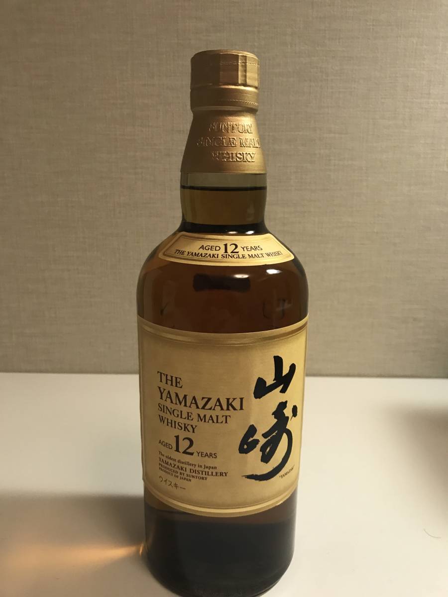 【未開栓】SUNTORY サントリー 山崎 12年 シングルモルト ウイスキー 700ml　箱無し