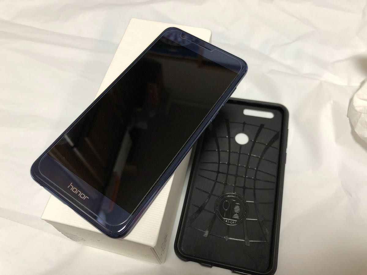 【激安即決】HUAWEI honor8 SIMフリー サファイアブルー ダブルレンズ