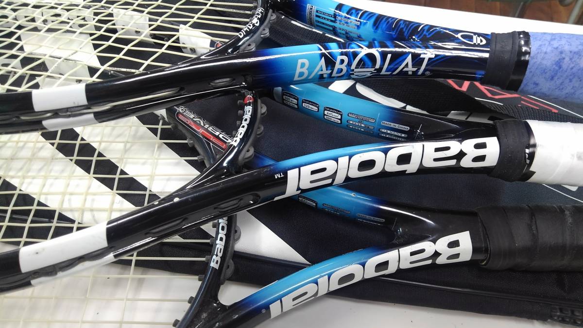 ☆初期型ピュアドラ Babolat PURE DRIVE 3本セット バボラピュア