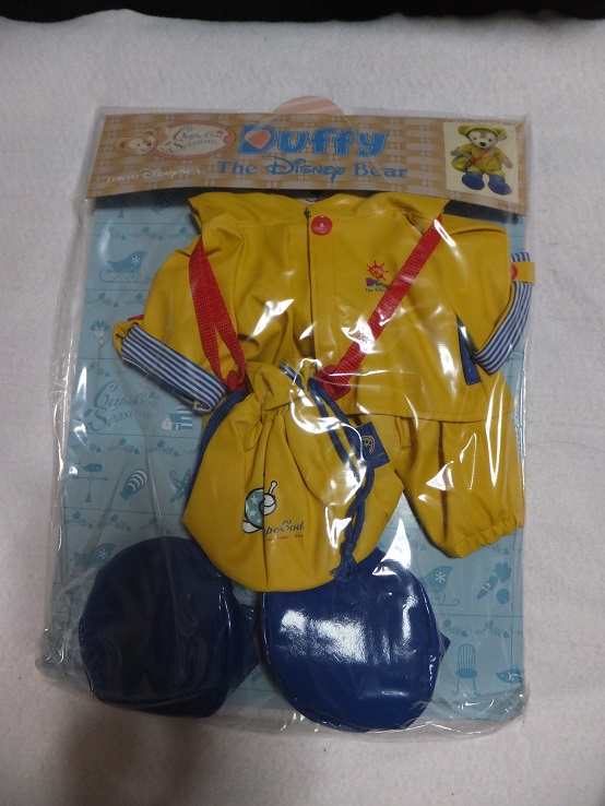 希少品 TDS ディズニーシー ケープコッドシーズン レインコート ダッフィー コスチューム 衣装 2009年 レア 限定