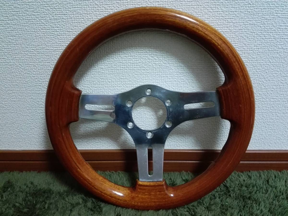 当時物 OBA ウッドステアリング ステアリング オバ 旧車 oba オバハン