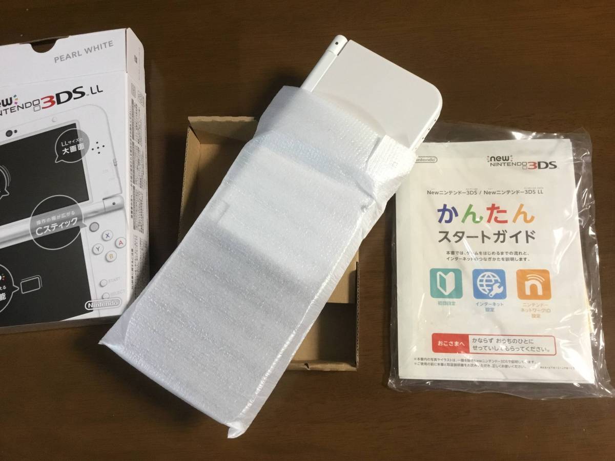 new3dsll パールホワイト 新品未使用 任天堂 3DS LL パール new3dsll パールホワイト 新品未使用 任天堂 3DS LL パール