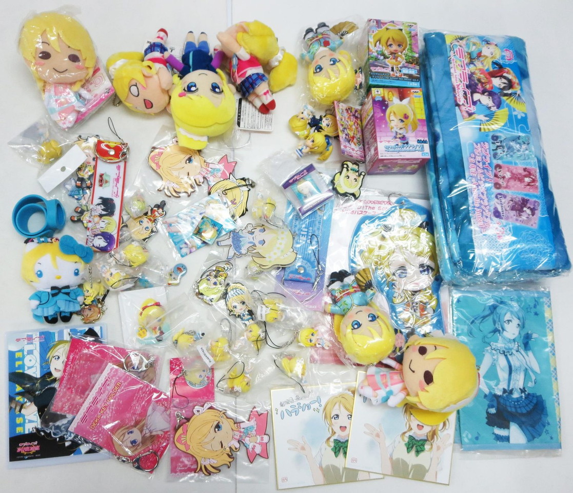 ラブライブ! 絢瀬絵里 アクリルキーホルダー ラバーストラップ タオル 