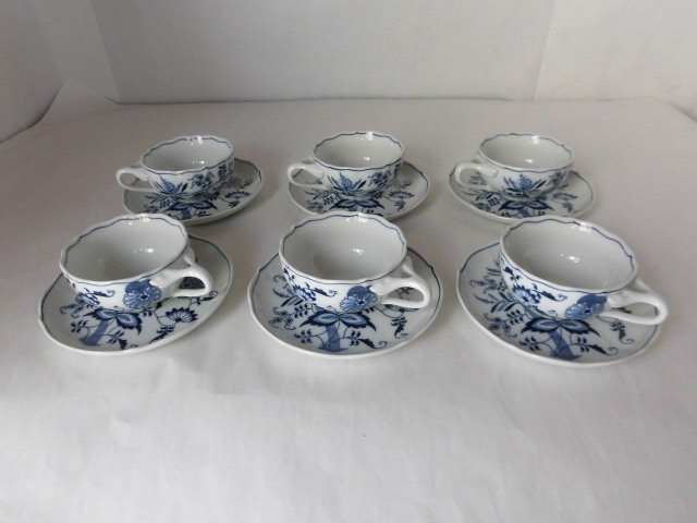 『 Blue Danube　ブルーダニューブ 　カップ&ソーサー ６客　現状品』