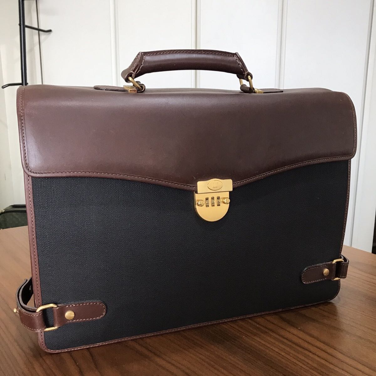 正規品】dunhill ダンヒル メンズ ダイヤルロック付き ブリーフケース 