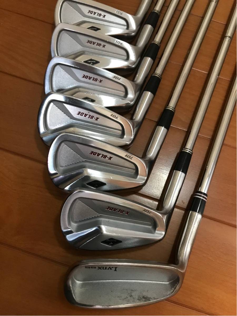 レフティ】 ツアーステージ X-BLADE 701 4-PW 7本セット DG