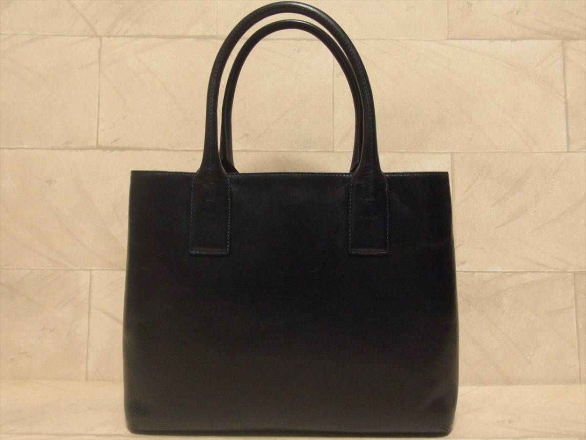 最安の中古 極美品☆HIROFU ヒロフ レザー ロゴ刻印 ハンド トート 