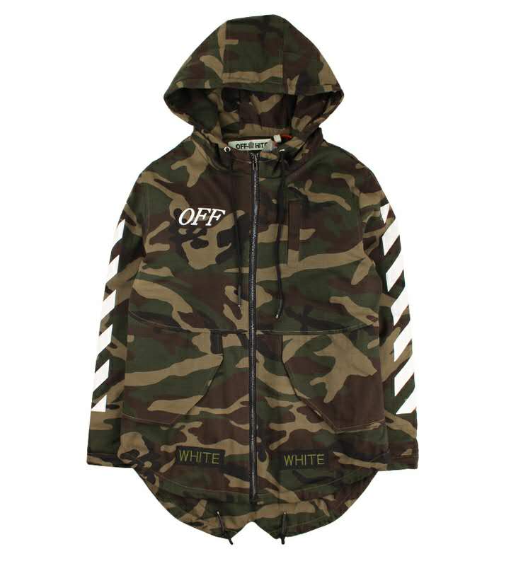 オフホワイト off-white 迷彩ジャケット ミリタリージャケット