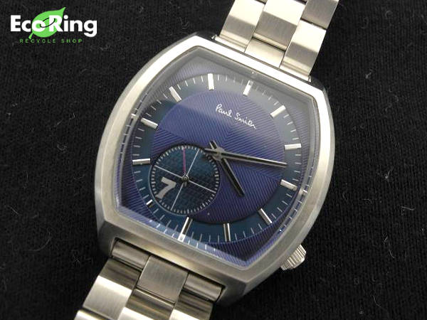 1円 ジャンク品 ポールスミス 1045-T019421 メンズ腕時計 CP836