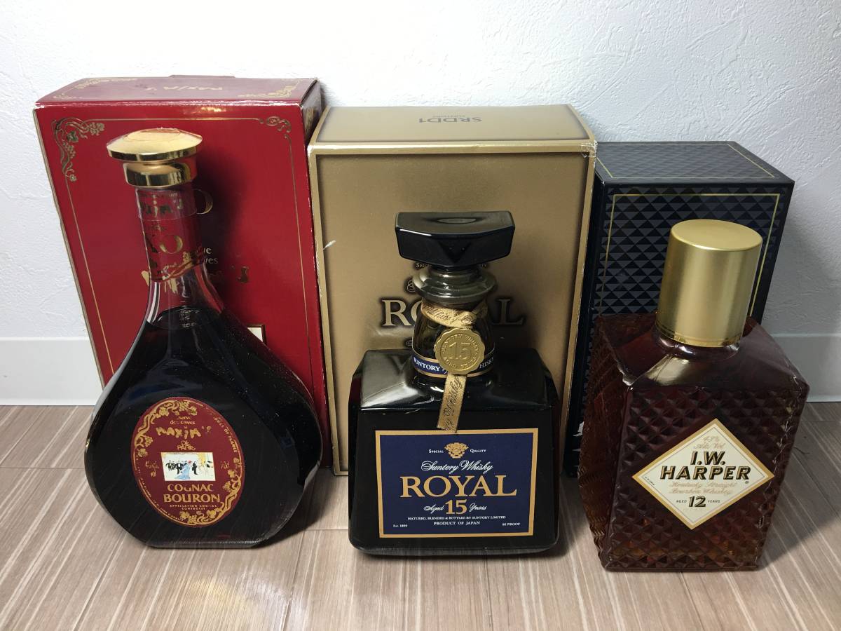 洋酒まとめ ウイスキー ブランデー 7本セット 箱有り 未開封