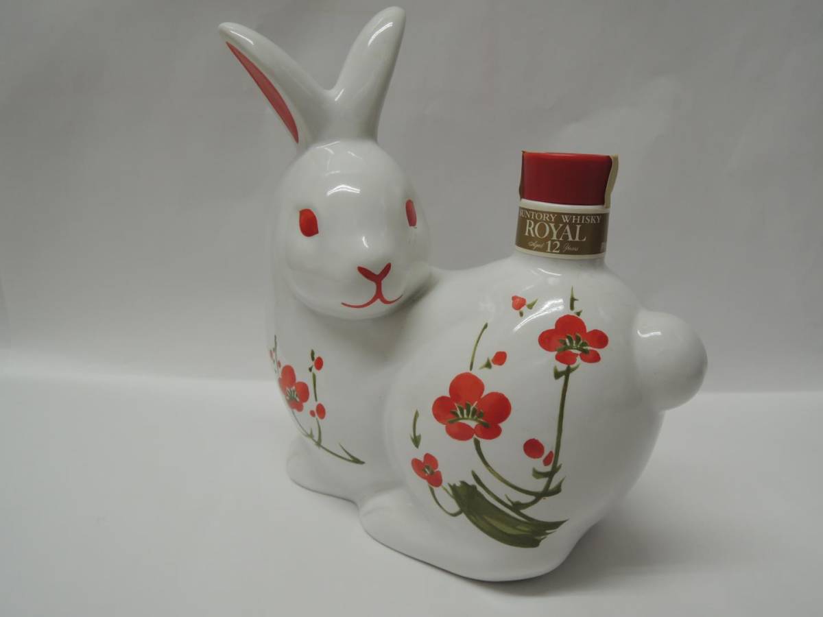 干支ボトル 卯歳 うさぎ - サントリーローヤル12年干支ボトル suntory