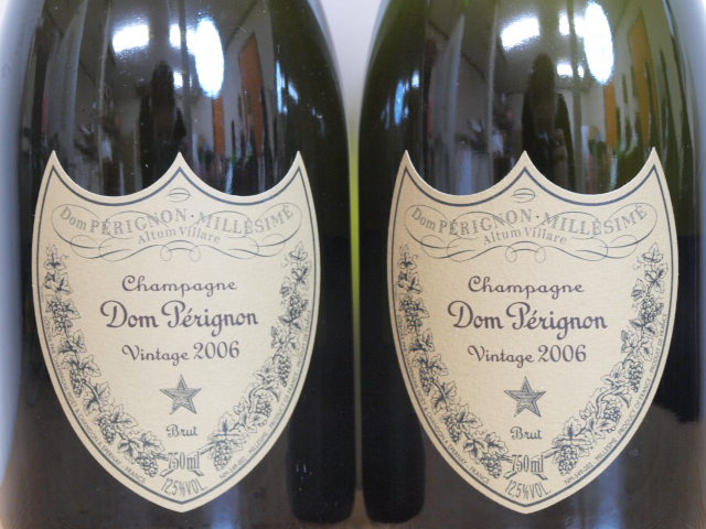 Dom Perignon ドンペリニヨン 白 2006 2本セット YUT13536/13641 ドン