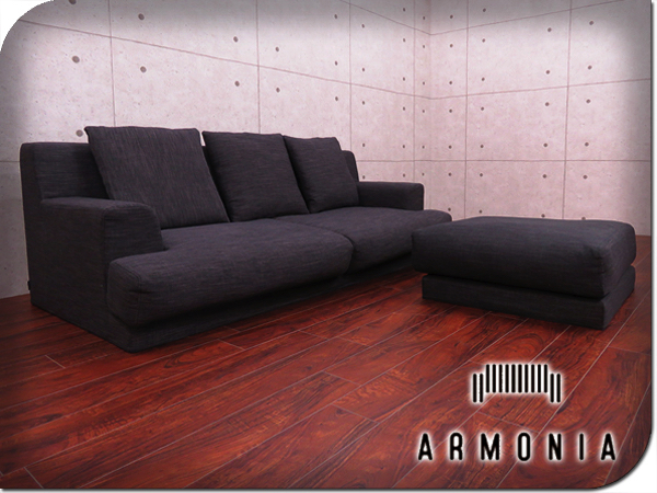 ■Armonia■アルモニア■CIELO■シエロ■モダン■2人掛けワイドソファ■オットマンセット■eee1399r