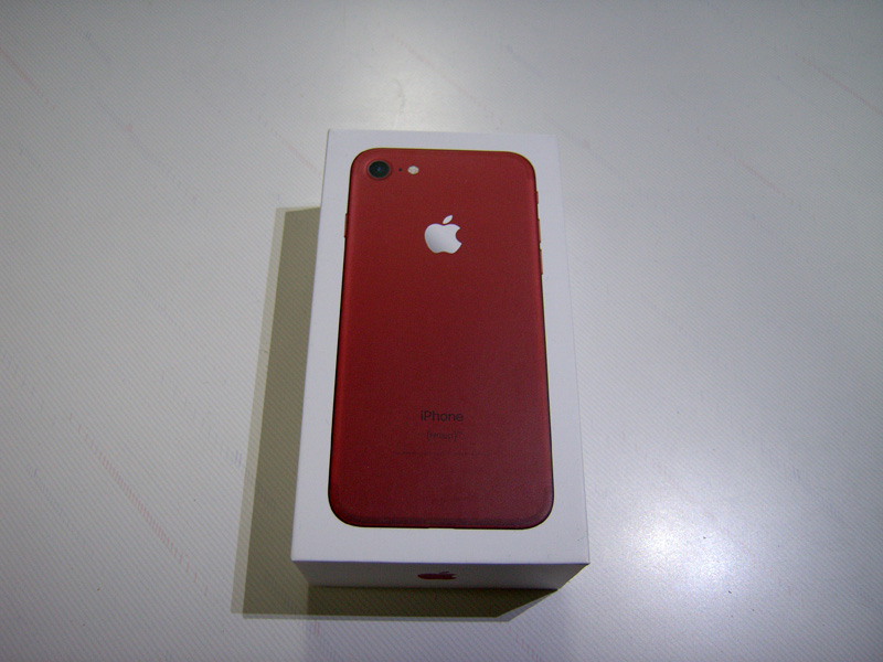 新品未使用　元箱と付属品 本体無し SoftBank iphone7 128GB　RE